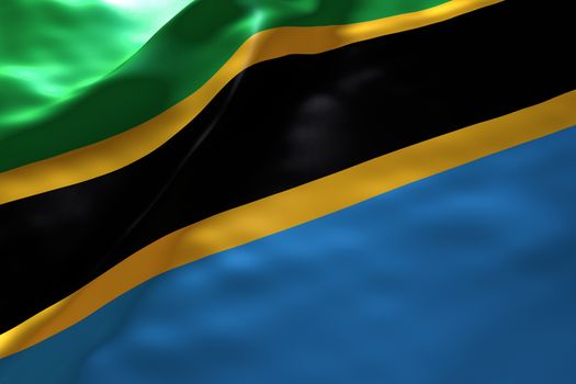 Tanzania flag background
