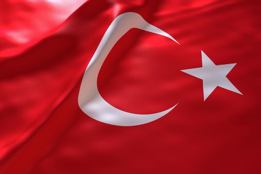 Turkey flag background