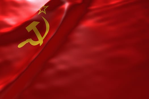 USSR flag background