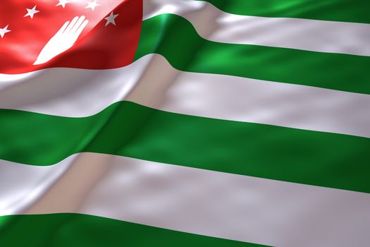 Abkhazia flag background