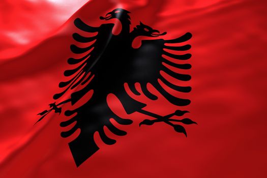 Albania flag background