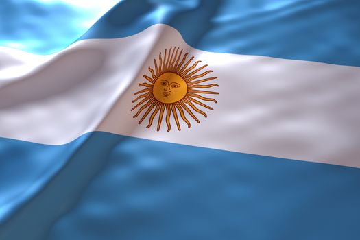 Argentina flag background