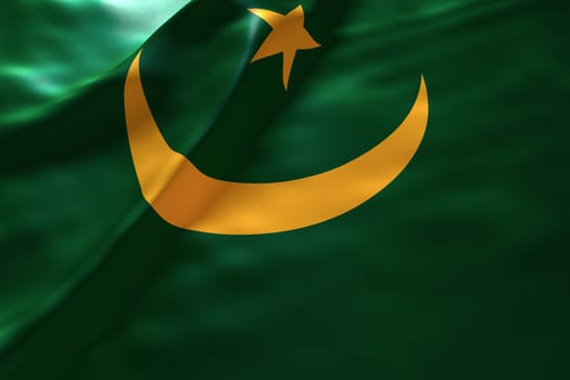 Mauritania flag background