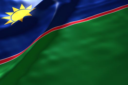 Namibia flag background