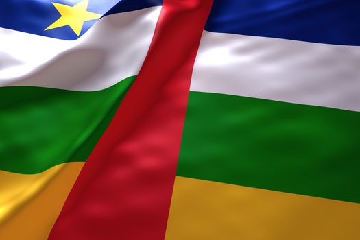 Central African Republic flag background