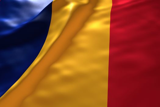 Chad flag background