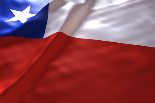 Chile flag background