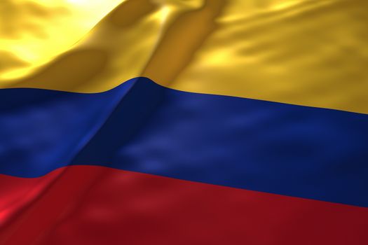 Colombia flag background