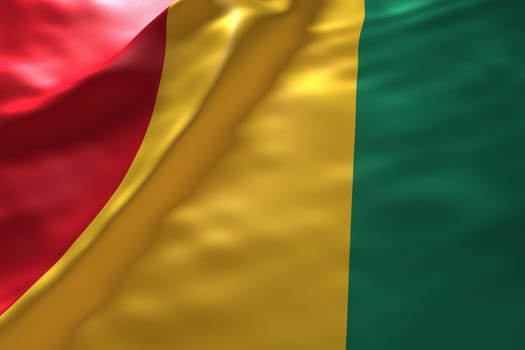 Guinea flag background