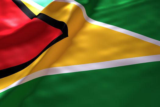 Guyana flag background
