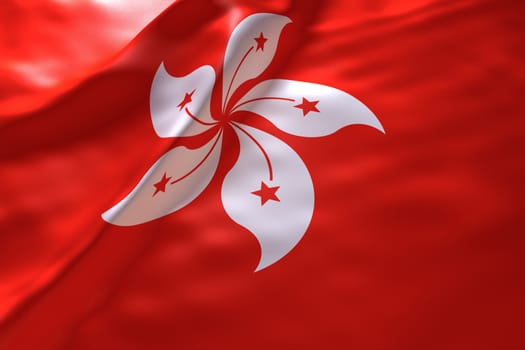 Hongkong flag background