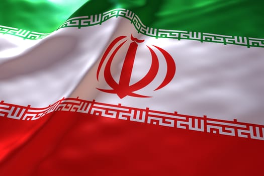 Iran flag background