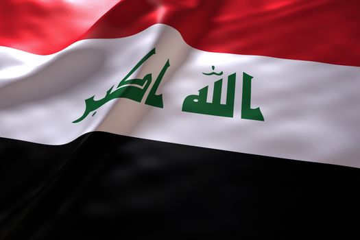 Iraq flag background