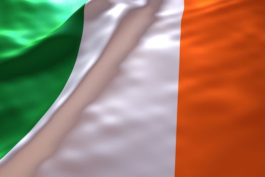 Ireland flag background