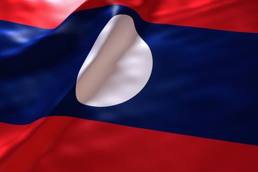 Laos flag background