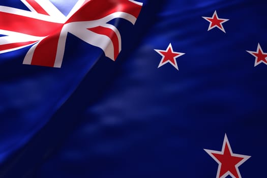 New Zealand flag background