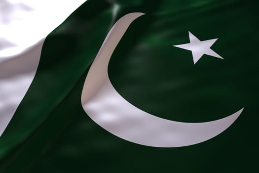 Pakistan flag background