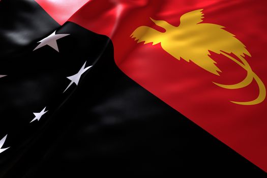 Papua New Guinea flag background