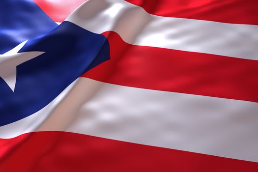 Puerto Rico flag background