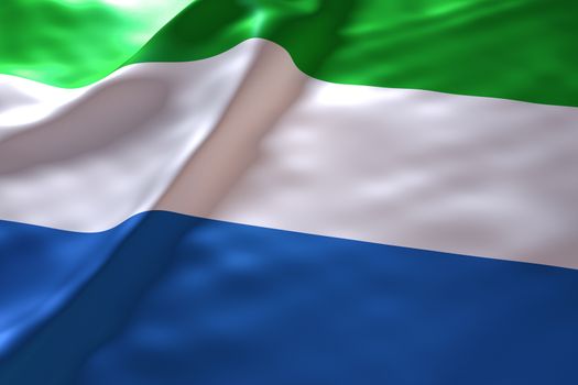 Sierra Leone flag background