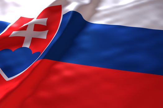 Slovakia flag background