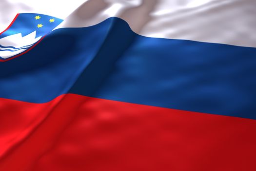 Slovenia flag background