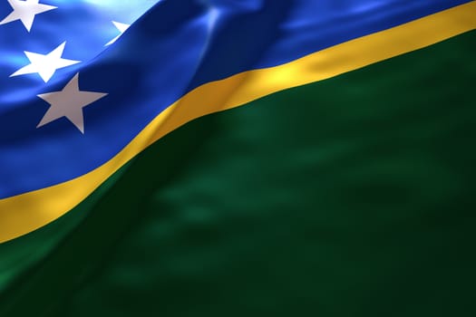 Solomon Island flag background