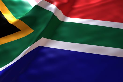 South Africa flag background