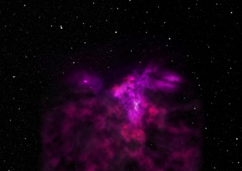 Star field in space a nebulae and a gas congestion. "Elements of this image furnished by NASA".