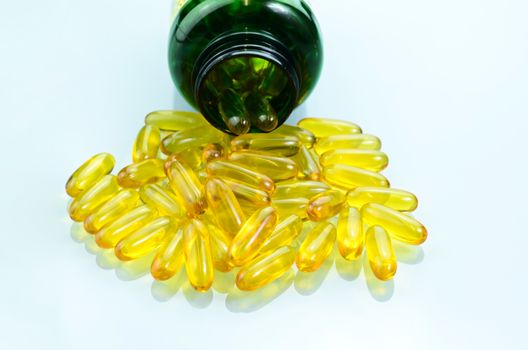 Linseed, flaxseed oil in rapid release softgel capsules
