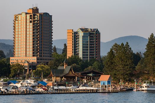 Lake Coeur d'Alene shoreline, Idaho