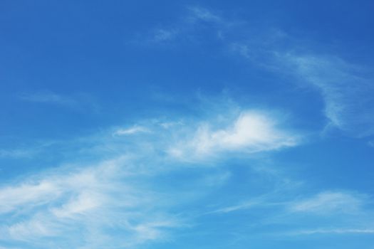 View white cloud with blue sky background