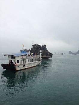 ship in halong bay