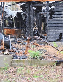 House fire caused by overheated xmas tree lights.