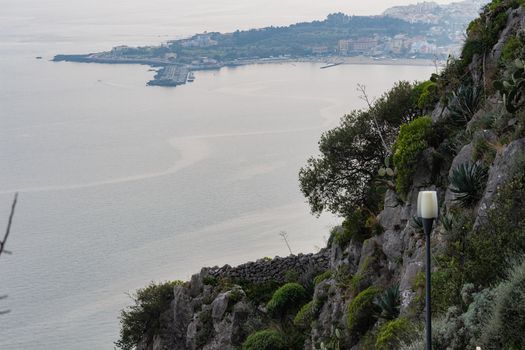 View Gardini Naxos on Ionian coast, Sicily.