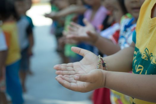 Hand foot mouth disease in child