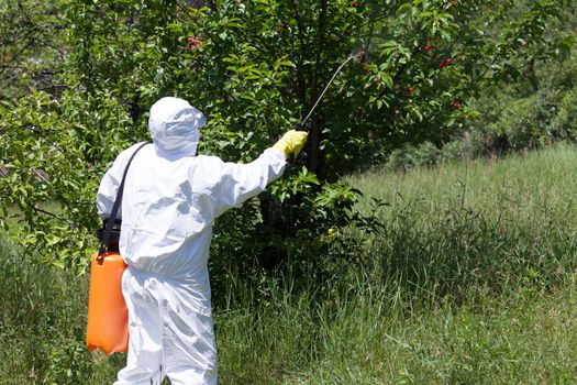 Pesticide spraying