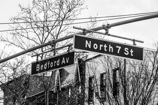 Street sign in Williamsburg (NYC)
