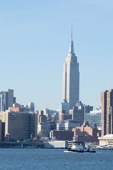 Midtown views from the waterfront in Williamsburg (Brooklyn, NYC)