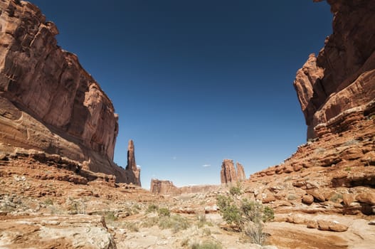 Landscape in Arches National Park, Utah, USA