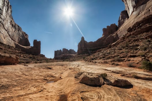 Landscape in Arches National Park, Utah, USA