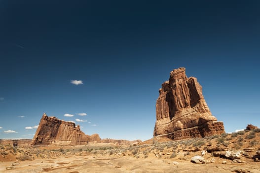 Landscape in Arches National Park, Utah, USA