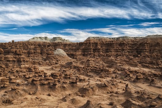 Landscape in Goblin Valley State Park , Utah, USA