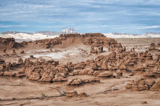 Landscape in Goblin Valley State Park , Utah, USA