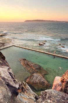 The rockpool at north Curl Curl - a popular place to swim and photograph