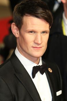 UK, London: British actor Matt Smith poses on the red Carpet at the EE British Academy Film Awards, BAFTA Awards, at the Royal Opera House in London, England, on 14 February 2016.