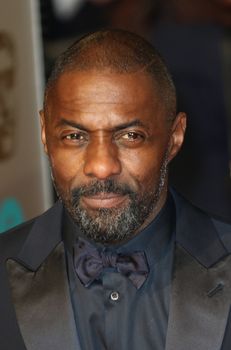 UK, London: British actor Idris Elba poses on the red Carpet at the EE British Academy Film Awards, BAFTA Awards, at the Royal Opera House in London, England, on 14 February 2016.