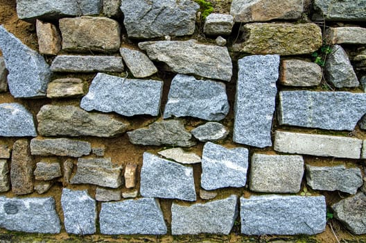 Old stone wall for architecture and background