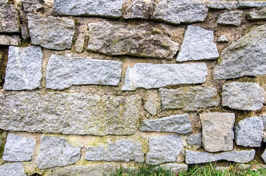 Old stone wall for architecture and background