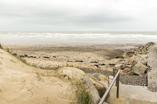  France Normandy Manche Cotentin Beach waves holidays